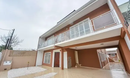 Casa com 4 quartos à venda na rua theóphilo mansur, 597, novo mundo, curitiba, 354 m2 por r$ 1.598.000