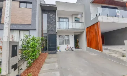 Casa em condomínio fechado com 3 quartos à venda na rua cesário kuroski, 187, cidade industrial, curitiba, 116 m2 por r$ 870.000