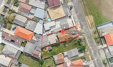 Terreno à venda na rua albina reffo bocchino, 36, cajuru, curitiba, 135 m2 por r$ 460.000