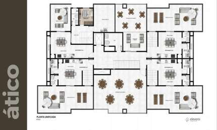 Apartamento com 2 quartos à venda na Rua Manágua, 309, Centro, Pinhais, 59 m2 por R$ 368.000