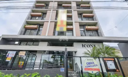 Apartamento com 1 quarto à venda na Rua Fernandes de Barros, 1269, Alto da Rua XV, Curitiba, 31 m2 por R$ 429.973
