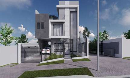 Casa em condomínio fechado com 3 quartos à venda na Rua Doutor Gonzaga de Campos, 305, Uberaba, Curitiba, 120 m2 por R$ 780.000