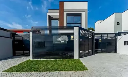 Casa em condomínio fechado com 3 quartos à venda na rua elizabeth jane brown, 25, uberaba, curitiba, 116 m2 por r$ 699.000