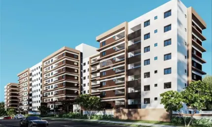 Apartamento com 2 quartos à venda na Rua Desembargador Lauro Sodré Lopes, 457, Portão, Curitiba, 77 m2 por R$ 425.467