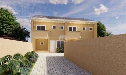 Casa em condomínio fechado com 3 quartos à venda na Rua Santa Edwiges, 70, Abranches, Curitiba, 108 m2 por R$ 499.000