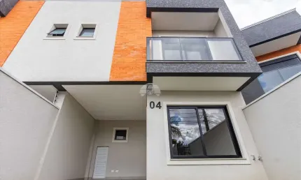 Casa em condomínio fechado com 3 quartos à venda na rua doutor bley zornig, 3865, boqueirão, curitiba, 100 m2 por r$ 665.000