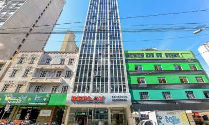 Sala comercial para alugar na Rua Cândido de Leão, 45, Centro, Curitiba, 27 m2 por R$ 1.000