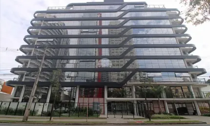 Apartamento com 1 quarto para alugar na rua campos sales, 329, juvevê, curitiba, 32 m2 por r$ 2.500