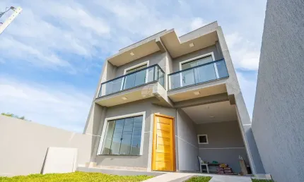 Casa com 3 quartos à venda na Rua Ubaldo Bonato, 902, Jardim Céu Azul, Campo Largo, 115 m2 por R$ 495.000