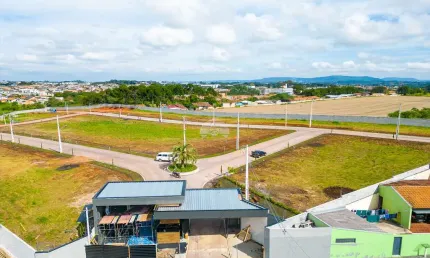 Terreno em condomínio fechado à venda na Rua Marta S. Dering, 475, Vila Ferrari, Campo Largo, 341 m2 por R$ 368.000