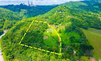 Terreno à venda na estrada da faxina, s/n, taquaral, campo largo, 20463 m2 por r$ 480.000
