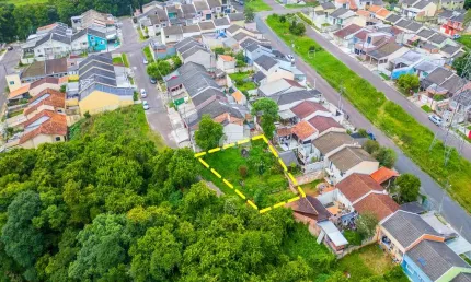 Terreno à venda na rua naftali, 142, cristo rei, campo largo, 298 m2 por r$ 135.000