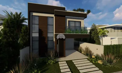 Casa em condomínio fechado com 3 quartos à venda na rua vereador alberto klemes, 35, jardim das américas, campo largo, 223 m2 por r$ 1.190.000