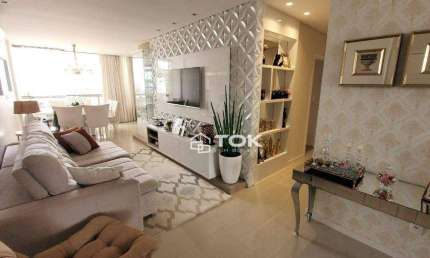 Lindo apartamento com 1 suíte + 2 dormitórios com vista para a Marina no centro de Itajaí - SC