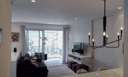Apartamento com 1 dormitório para alugar, 50 m² por R$ 6.830,58/mês - Alphaville Conde II - Barueri/SP