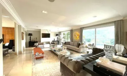 Casa com 5 dormitórios à venda, 1000 m² por r$ 10.000.000,00 - tamboré - santana de parnaíba/sp