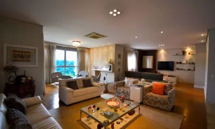 Apartamento com 3 dormitórios, 322 m² - venda por R$ 3.500.000,00 ou aluguel por R$ 34.500,00 - Residencial Três (Tamboré) - Santana de Parnaíba/SP