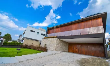 Casa com 5 dormitórios à venda, 400 m² por r$ 6.650.000,00 - tamboré - santana de parnaíba/sp