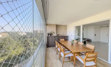 Apartamento com 3 dormitórios à venda, 158 m² por r$ 1.950.000,00 - tamboré - santana de parnaíba/sp