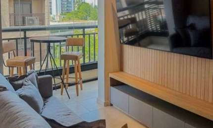 Apartamento com 1 dormitório para alugar, 40 m² por R$ 6.013/mês - Fiori - Barueri/SP