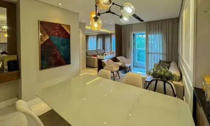 Apartamento com 1 dormitório para alugar, 67 m² por R$ 8.300,00/mês - Alphaville - Barueri/SP
