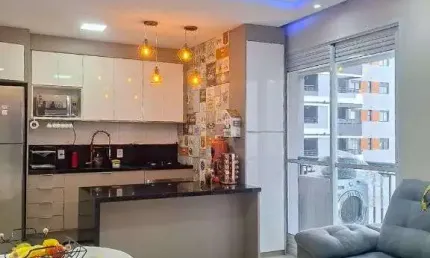 Apartamento com 1 dormitório, 46 m² - venda por R$ 430.000,00 ou aluguel por R$ 3.686,14/mês - Jardim Tupanci - Barueri/SP
