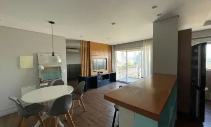 Apartamento com 1 dormitório para alugar, 51 m² por R$ 5.780,00/mês - Alphaville - Barueri/SP