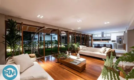 Casa em condomínio fechado com 4 quartos à venda na avenida humberto cereser, 1621, jundiaí mirim, jundiaí, 427 m2 por r$ 3.785.000