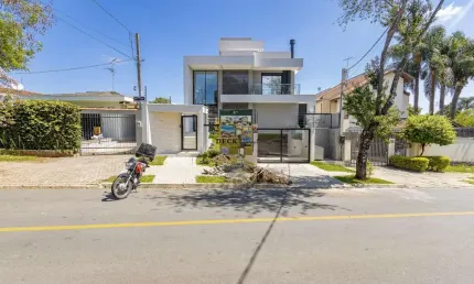 Sobrados novos no bairro Santa Quitéria com 174m², 3 dormitórios e 3 vagas - Santa Quitéria - Curitiba - PR
