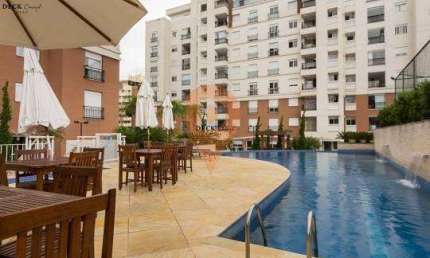 Excelente apartamento para locação, com 2 dormitórios, sacada com churrasqueira em condomínio clube, com 2 vagas de garagem no Água Verde - Curitiba - Paraná