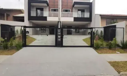 Sobrado novo em são josé dos pinhais com 192m², 3 dormitórios ( sendo 3 suítes ) e 2 vagas - são josé dos pinhais - pr