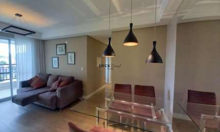 Excelente apartamento semi-mobiliado com 76m², 2 dormitórios ( sendo 1 suíte ) e 2 vagas - Água Verde - Curitiba - Pr