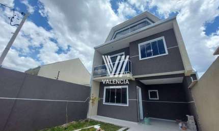 Sobrado | 3 dorm | Suíte | 2 vagas | 134 m² priv | Fazendinha - Curitiba/PR