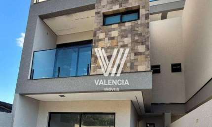 Sobrado | 3 dorm | 5 vagas | Suíte | 155 m² priv | Xaxim - Curitiba/PR