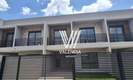 Sobrado de Rua | 3 Dorms | 124m² priv | 2 vagas | Uberaba - Curitiba/PR