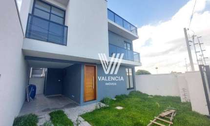 Sobrado Res. Guaruba | 3 dorm | Suíte | Vaga | 140 m² priv | Atuba - Curitiba/PR