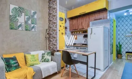 Res. Living Smart  | 1 Dorm | 33m² priv | Centro - CURITIBA/PR