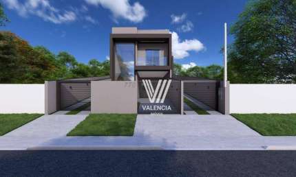 Sobrado em Condominio | 3 Dorms | 110m² | 2 vagas | Xaxim - Curitiba/PR