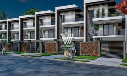 Sobrado TRIPLEX 4 | 3 Suites | 203m² | 3 vagas | Centro - Pinhais/PR