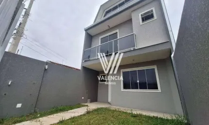 Sobrado de Rua | 3 Dorms | 2 Vagas | 138m² | Fazendinha - Curitiba/PR