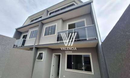 Sobrado de Rua | 3 Dorms | 3 Vagas | 134m² | Fazendinha - Curitiba/PR