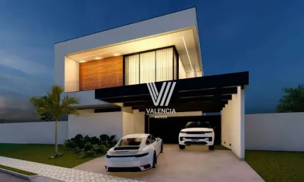 Sobrado em Condominio | 4 Suites | 5 Vagas | 284m² | Aviação - SJP/PR