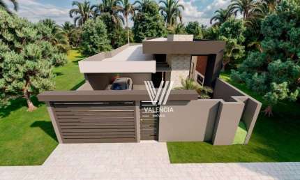 Casa de Rua | 3 Dorms | 3 Vagas | 155m² | Jd. Cruzeiro - SJP/PR