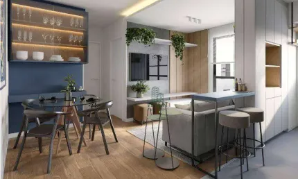 Apartamento à venda, 47 m² por R$ 450.342,41 - Hauer - Curitiba/PR