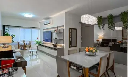 Apartamento à Venda em Ponta D'areia - 3 Suítes - 138m² - Nascente - Projetados