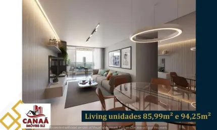 Apartamento à Venda em Ponta D'areia, Resid. Evora - 3 quartos - 86m² - Nascente
