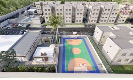 Apartamento à Venda em Santa Rosa, Condomínio Vila do Conde - 2 Quartos