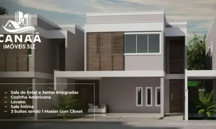 Casa Duplex em condomínio à Venda no Alto do Calhau - Prime Cohama - 3 Suítes