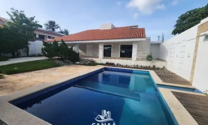 Casa Mansão à Venda no Calhau - 5 Suítes - Closet - Lazer Privativo - Ventilada