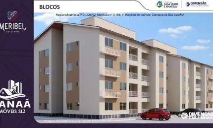 Apartamentos a Venda em Turu - Cond. Meribel - 2 quartos - 59m² - Elevador